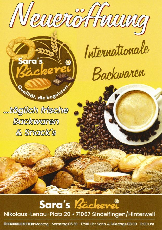 Baeckerei Eroeffnung